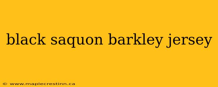 black saquon barkley jersey