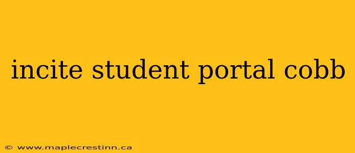 incite student portal cobb
