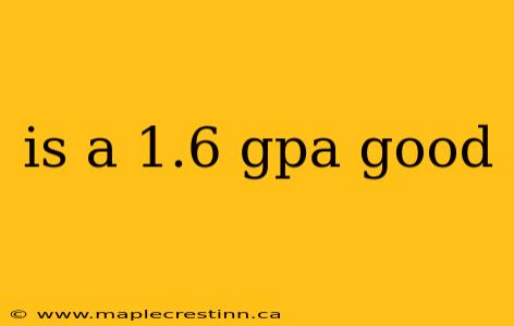 is a 1.6 gpa good
