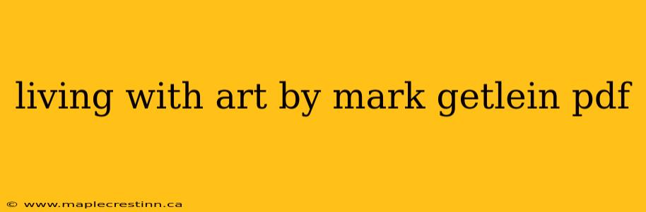 living with art by mark getlein pdf