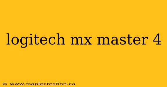 logitech mx master 4