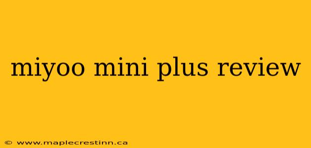 miyoo mini plus review