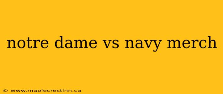 notre dame vs navy merch