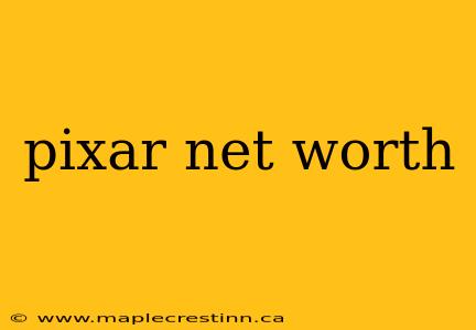 pixar net worth