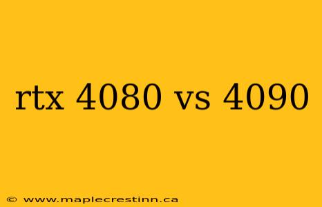 rtx 4080 vs 4090