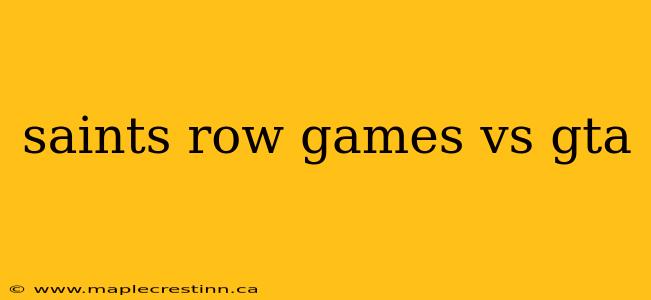 saints row games vs gta