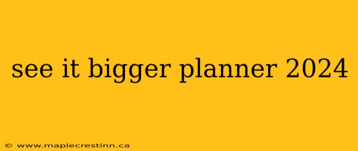 see it bigger planner 2024
