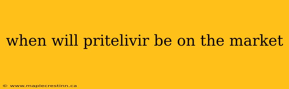when will pritelivir be on the market